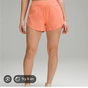 Lululemon Athletica Coral Athletic Shorts